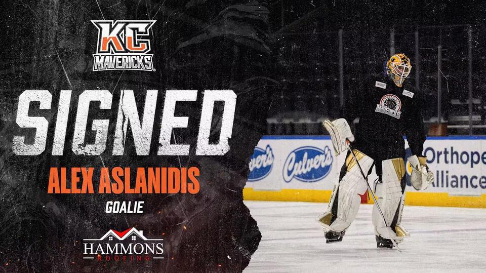MAVERICKS SIGN GOALTENDER ALEX ASLANIDIS - NewsBreak
