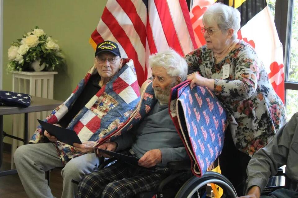 World War Ii Veterans At Charlotte Hall Veterans Home Honored With