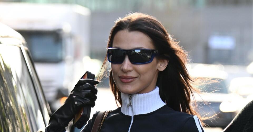 Bella Hadid Brings Her Sleek Street Style to London in Tribute Jacket With Lug-Sole Boots – NewsBreak