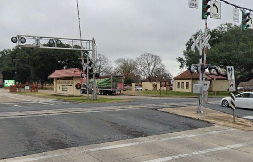 Railway Work Forces Closure of Barksdale Air Force Base West Gate ...