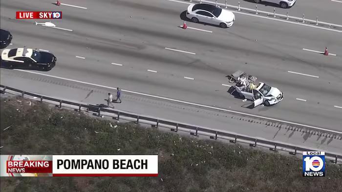 2 dead, 4 hospitalized after two-vehicle crash on I-95 in Pompano Beach ...