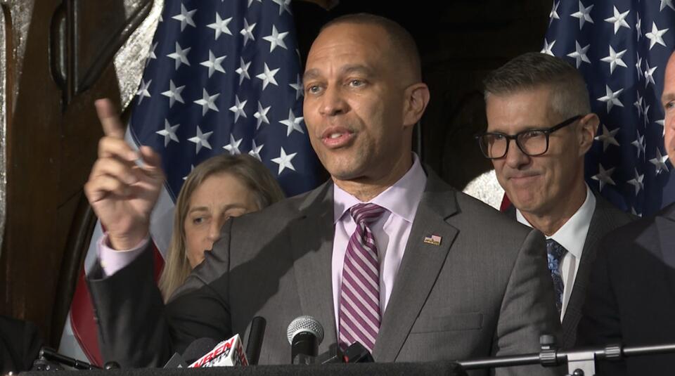 Leader Hakeem Jeffries rallies against Medicaid cuts from One Big Beautiful Bill Act in Buffalo