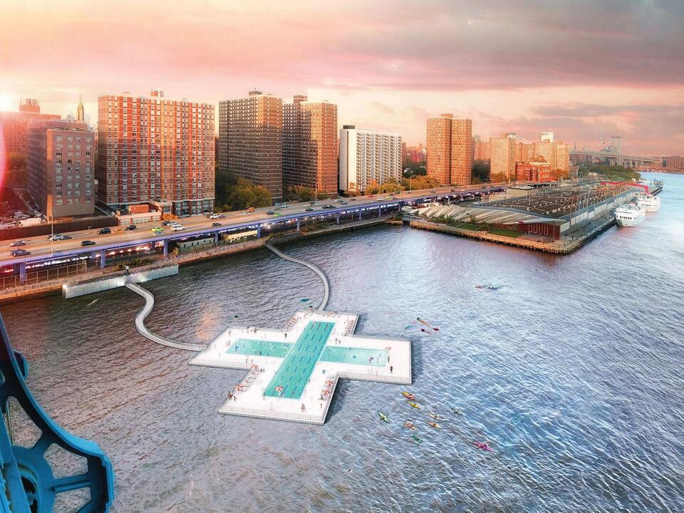 'Firstofitskind' floating pool coming to NYC rivers Adams, Hochul