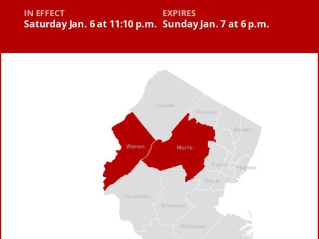 Update: Winter storm warning issued for Warren and Morris counties ...