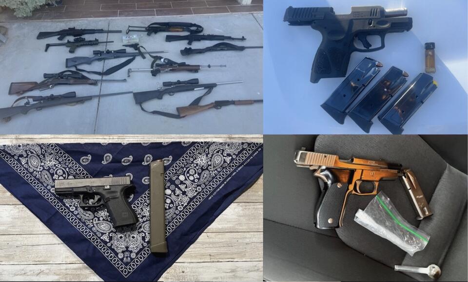 15 Firearms Seized, 9 Arrested During Operation Consequences in Victor ...