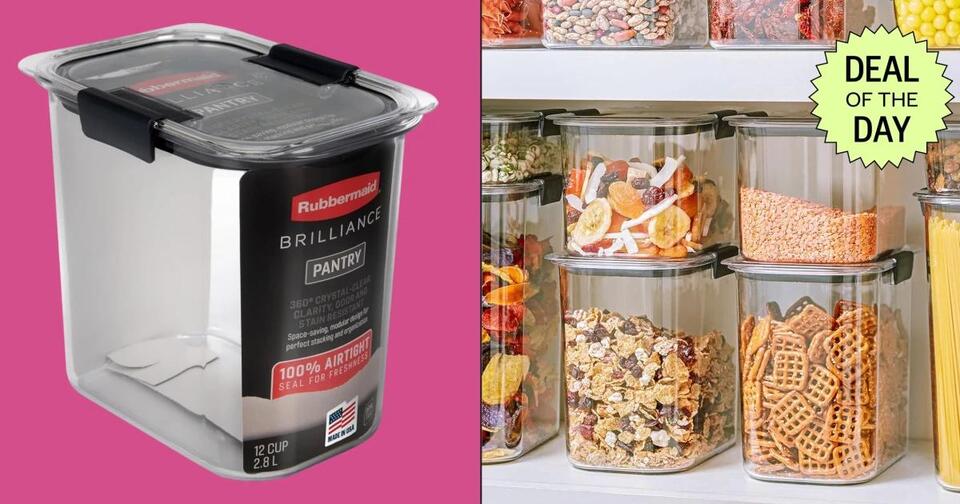 One editor has bought this multipurpose Rubbermaid container at least 5 times, and now it’s only $12 on Amazon