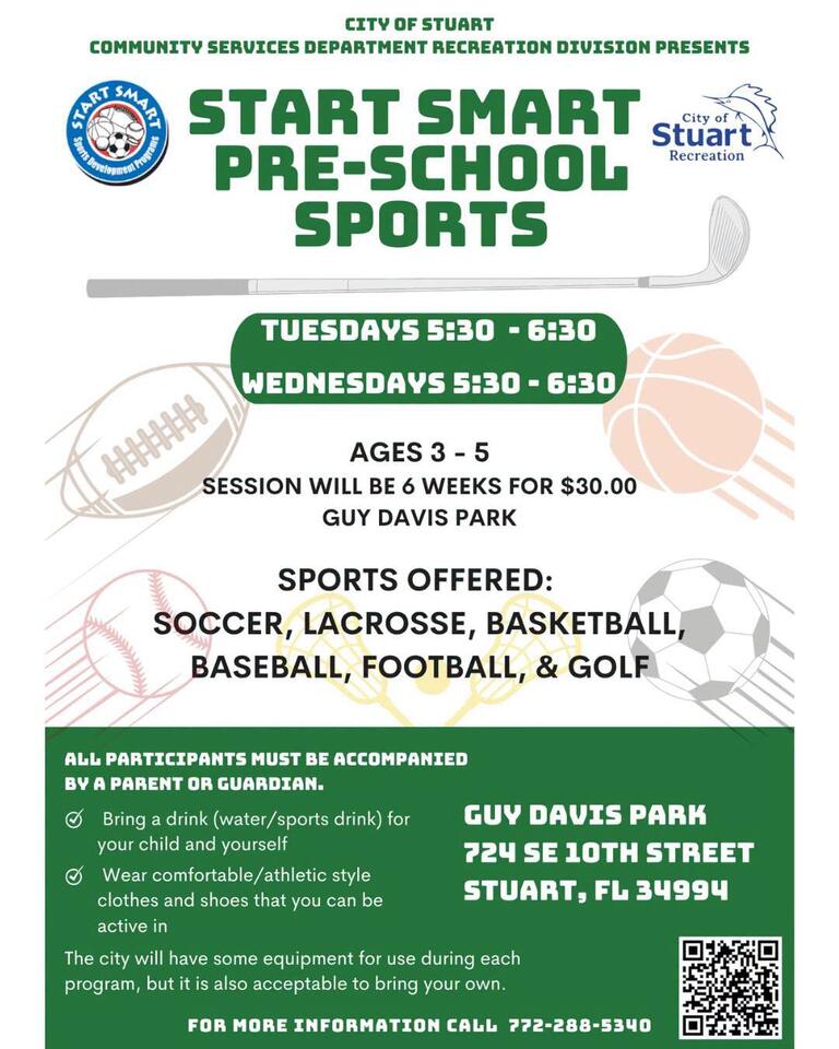 Preschool sports program at Guy Davis Park - NewsBreak