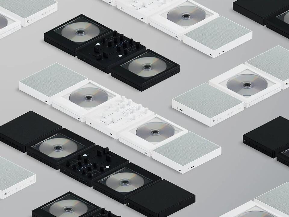 km5’s Sp1 Speaker and Mp1 Mixer Give CD Listening a DJ-Style Twist
