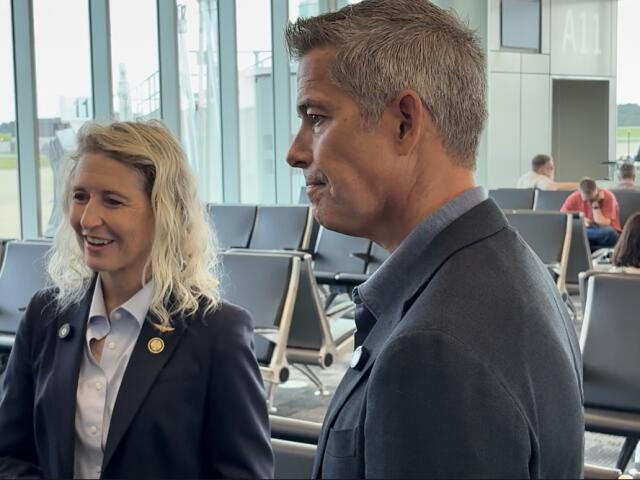 U.S. Transportation Secretary Sean Duffy visits Norfolk International Airport