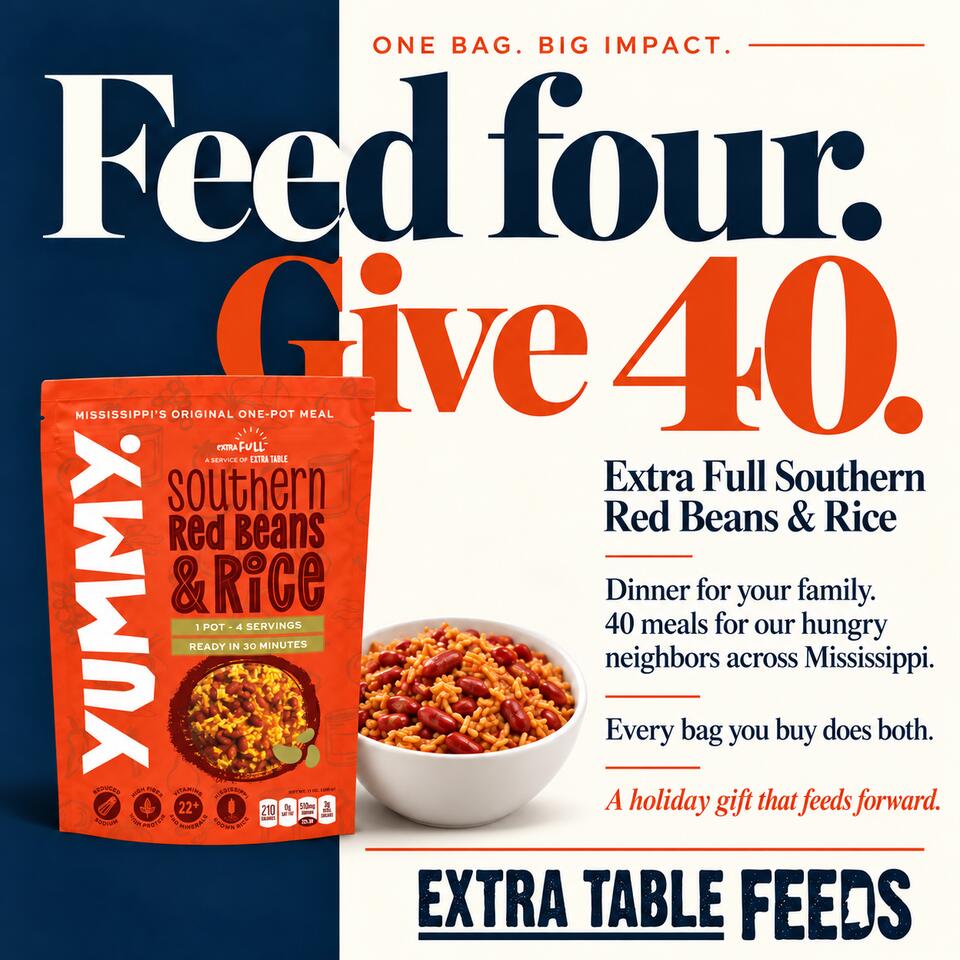 Feed Four, Give 40: Mississippi’s Extra Table Introduces a Meal That ...
