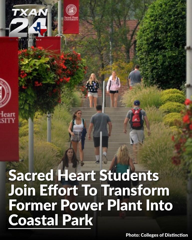Sacred Heart Students Join Effort To Transform Former Power Plant Into Coastal Park