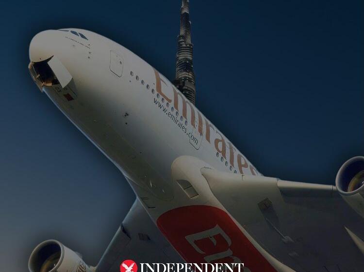 Dubai’s flag carrier airline has banned passengers from flying with