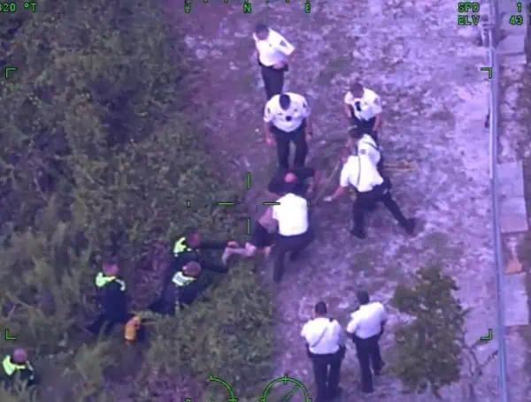 Felonious Fugitive Fished From Watery Hiding Spot In Tampa - NewsBreak