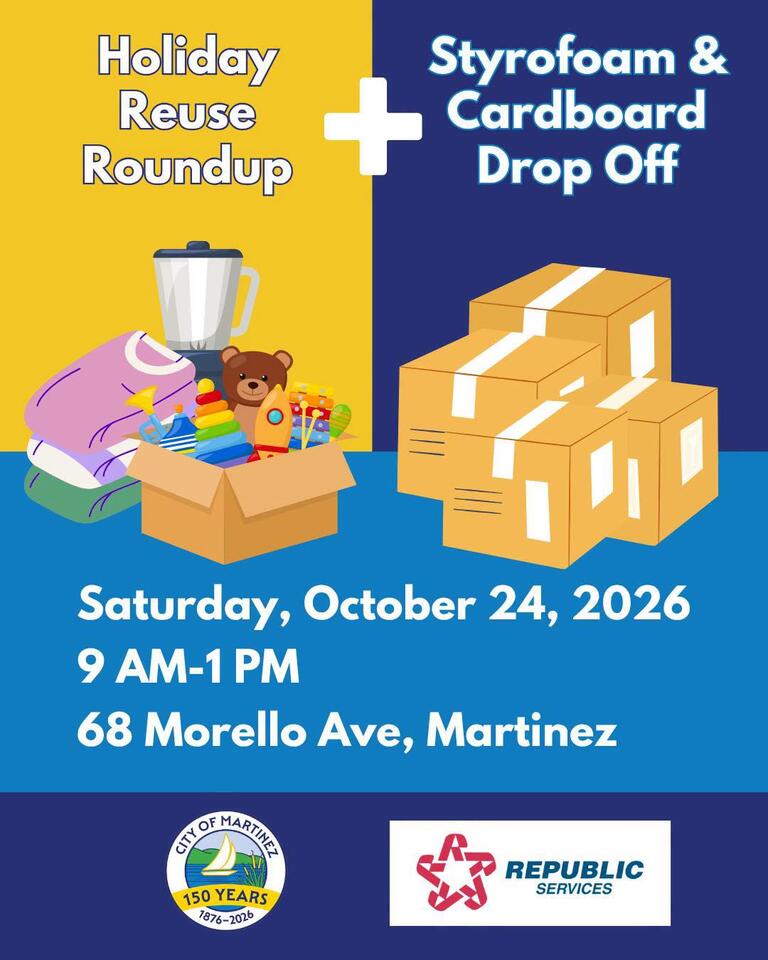 Holiday reuse and recycling event in Martinez - NewsBreak
