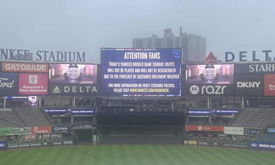 Orioles’ season is over after final game with Yankees is rained out