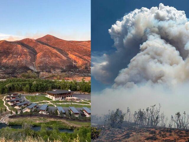Campgrounds, reservoir visitors evacuated as wildire grows in Morgan County