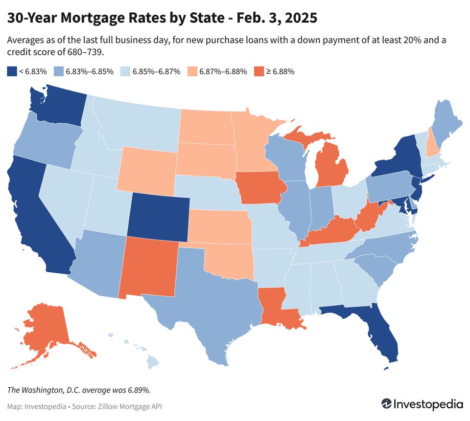 Today's Mortgage Rates by State – Feb. 3, 2025 - NewsBreak
