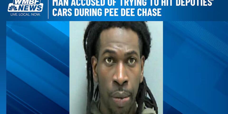 Man accused of trying to hit deputies’ cars during Pee Dee chase ...