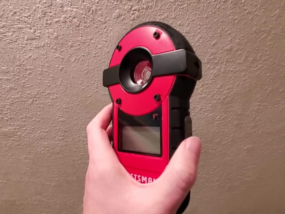 Finding Studs in a Wall With the Craftsman Stud Detector and Laser Level