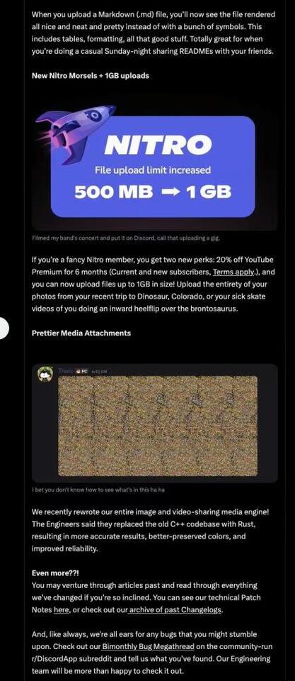 Discord doubles Nitro upload limit to 1GB alongside server organization ...