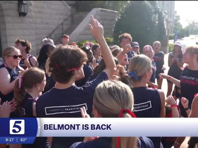 Belmont's move-in day tradition greets freshmen with unforgettable experience