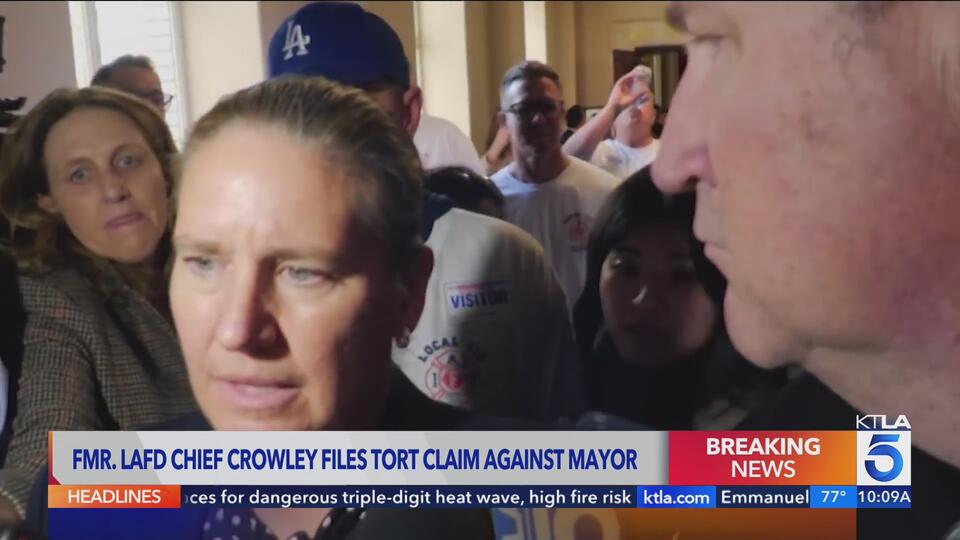 Former Los Angeles Fire Chief Kristin Crowley sues city, mayor - NewsBreak