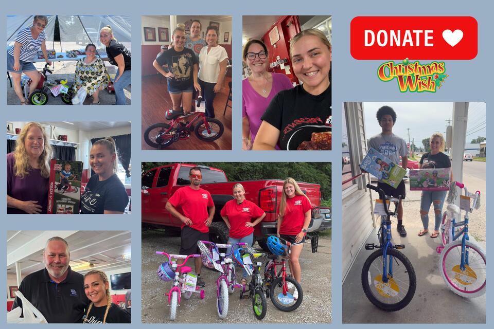 Owensboro's Kim's Diner Is Already Collecting Bikes for Christmas Wish