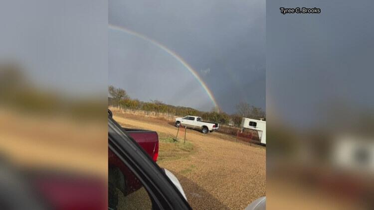 Central Texas viewers capture Valentine's Day weekend storms, rainbows ...