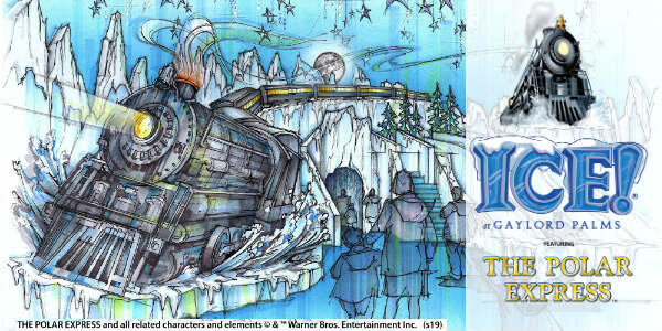 “The Polar Express” Returns to Gaylord Palms Resort in Kissimmee for This Year’s ICE! Holiday Extravaganza
