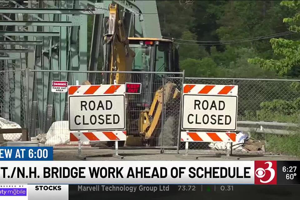 Upper Valley Connecticut River bridge to reopen mid-November - NewsBreak
