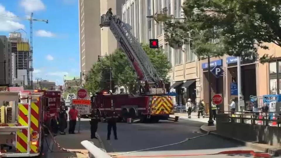 Boston high rise evacuated due to fire near Prudential Center - NewsBreak