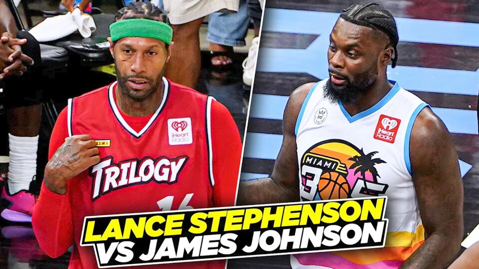 NBA Veterans Lance Stephenson & James Johnson Didn't Hold Back In BIG3 Clash!