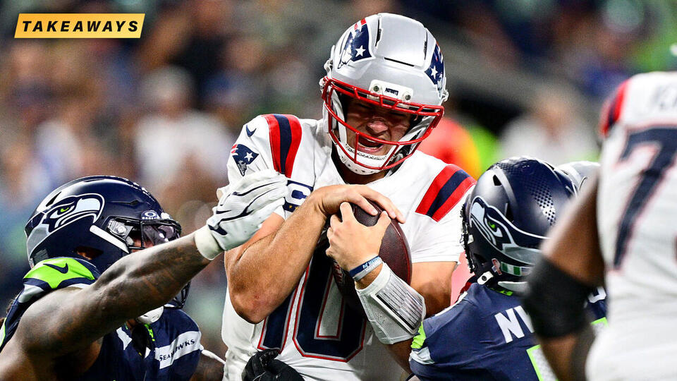Maye steps back, Seattle's D shines: What we learned from NFL opener