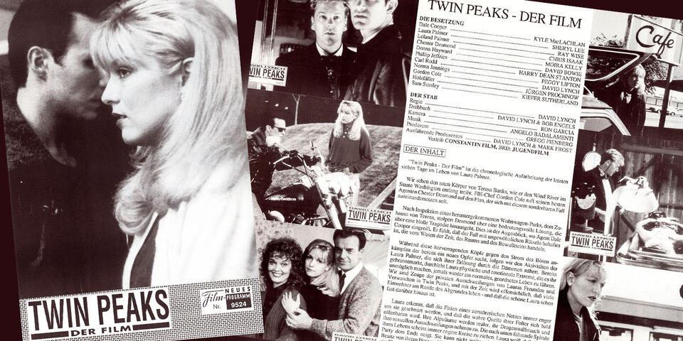German Film Program for ‘Twin Peaks: Fire Walk With Me’ from August 1992