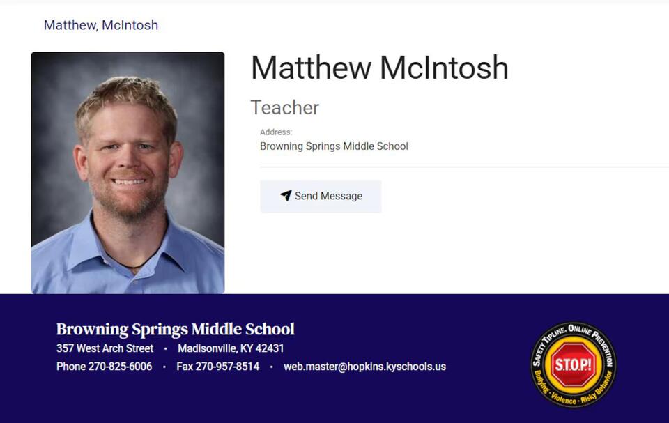 Middle school teacher charged with assault - NewsBreak