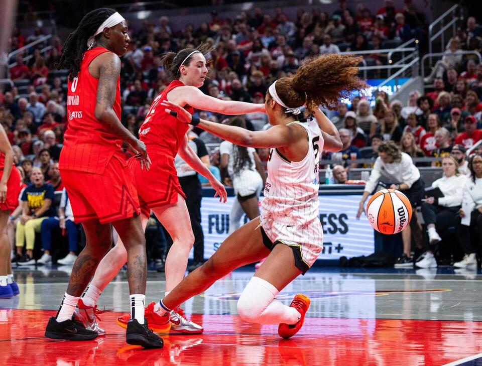 Watch: Caitlin Clark Leaves Angel Reese Hanging on High-Five During ...