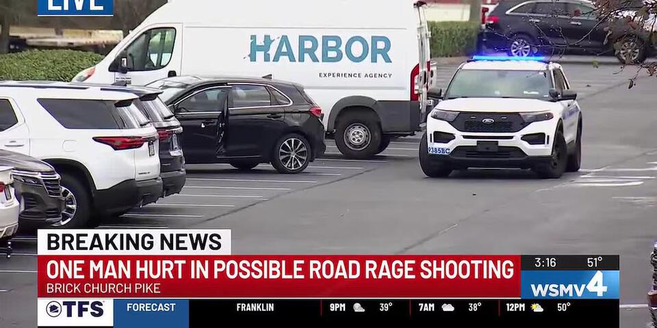 Man injured in apparent road rage shooting near Nashville business park ...