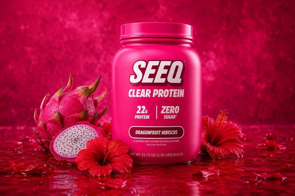 SEEQ mixes dragonfruit and hibiscus in a summery limited clear protein ...