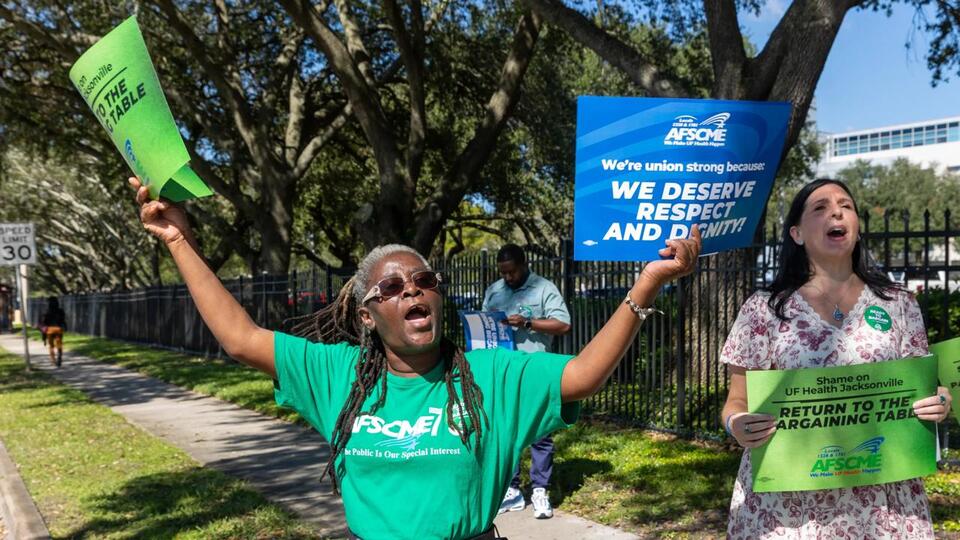 Hospital workers’ union files labor grievance against UF Health amid ...