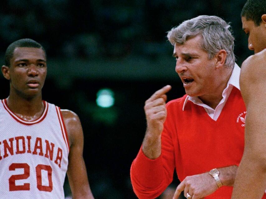 Legendary former Indiana, Texas Tech basketball coach Bob Knight