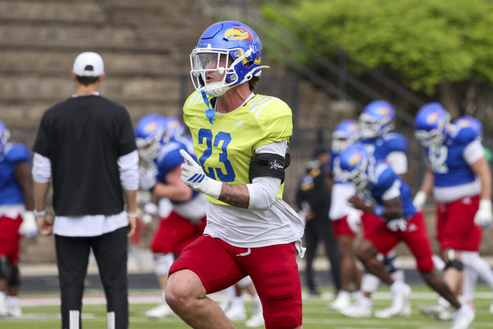 With Big 12 media days now well in the rearview mirror, another key offseason milestone will arrive soon enough when the Kansas football team begins its fall training camp on Tuesday, a month ahead of the Jayhawks’ Sept. 4 opener against Long Island at David Booth Kansas Memorial Stadium.