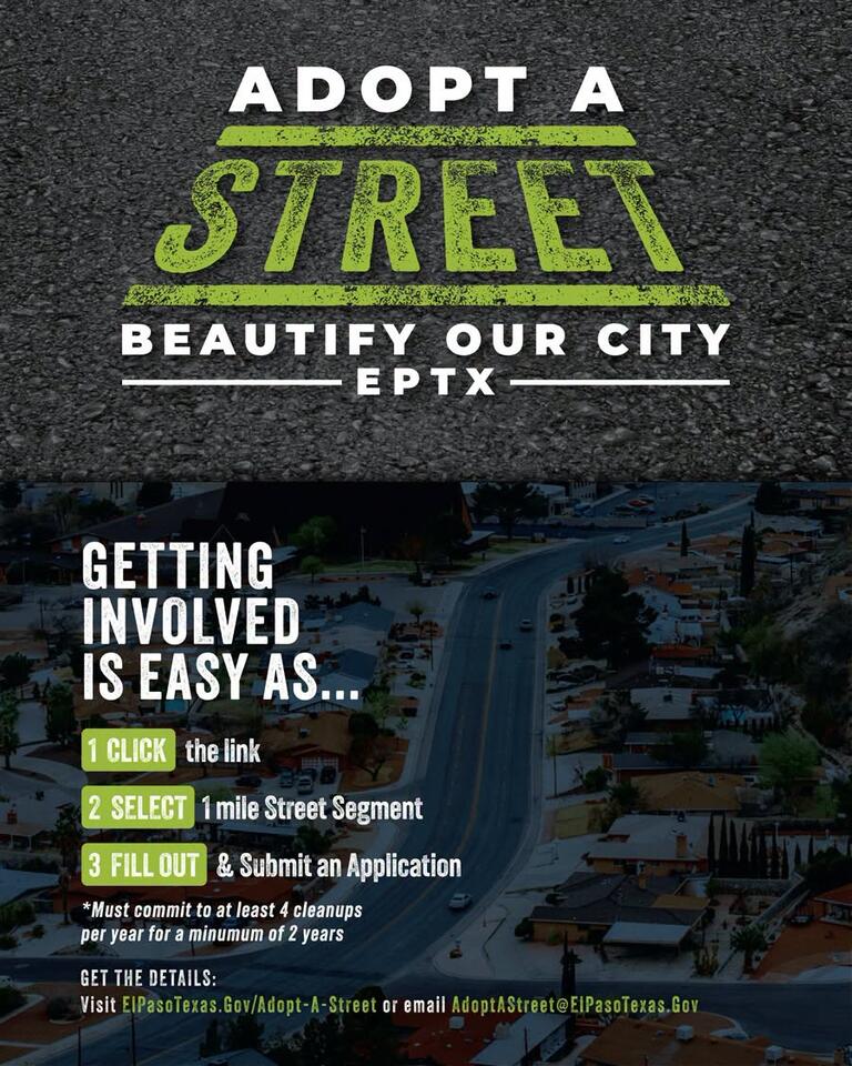 El Paso launches free Adopt-A-Street program - NewsBreak