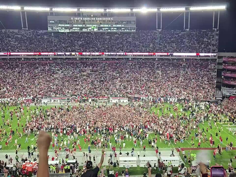 I love a monster upset! Congrats to the University of South Carolina