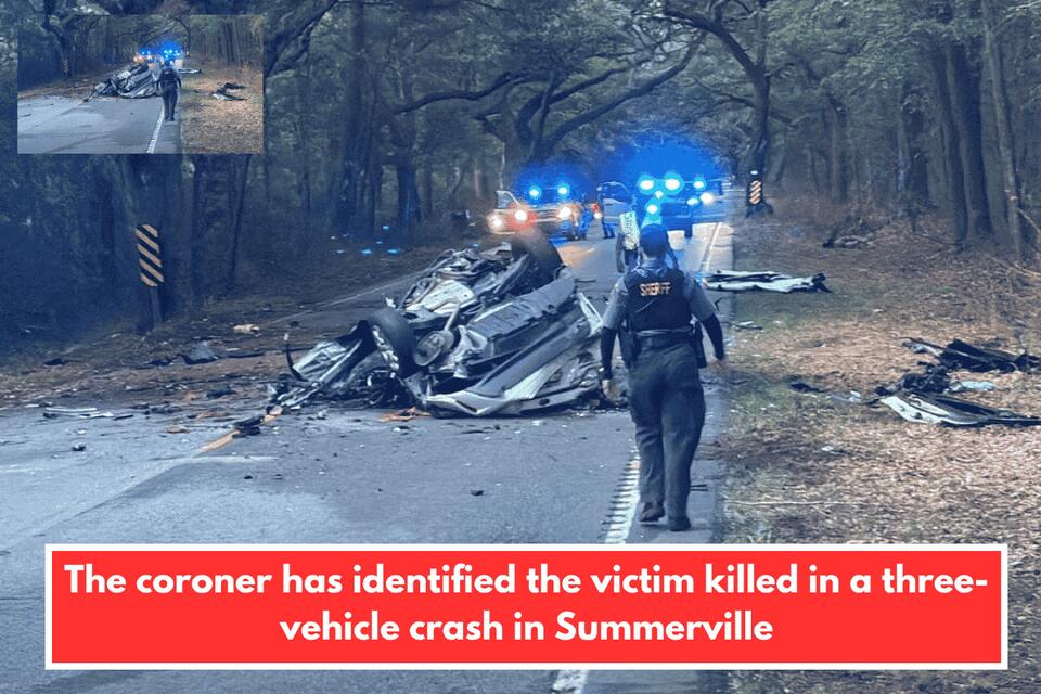 The coroner has identified the victim killed in a three-vehicle crash ...