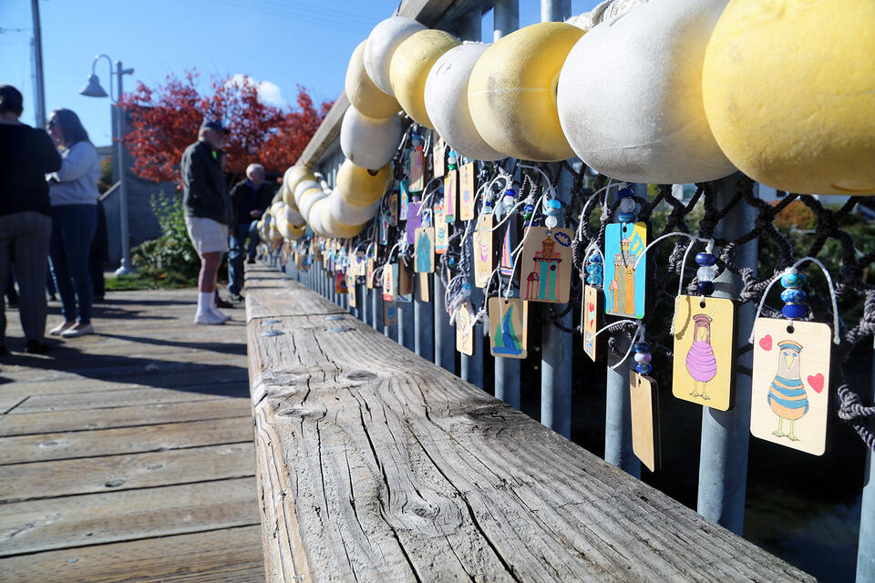 Latest community art project buoys Ancich Park