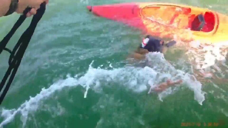 Exhausted and desperate, kayaker clings to hope as Florida officer ...