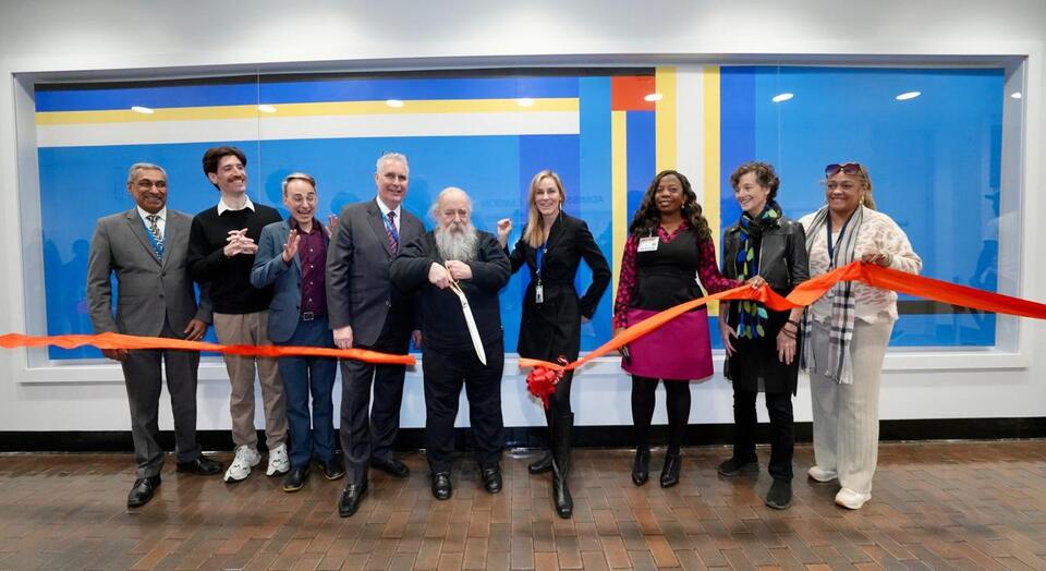 Large-Scale Abstract Expressionist Painting Installed at NYC Health ...