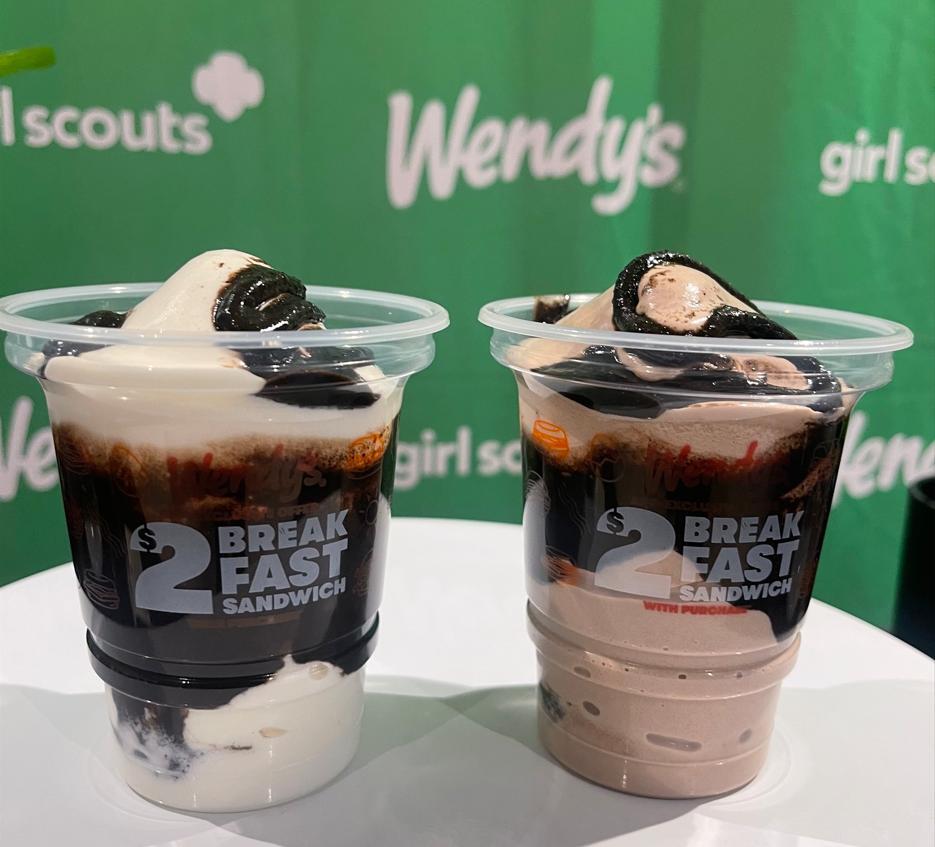 'Mint to be': Wendy's serves up Thin Mints Girl Scout cookie-inspired ...