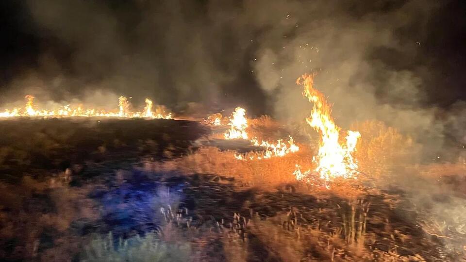 Firefighters Battle 700-Acre Gaston Fire Near Aberdeen - NewsBreak