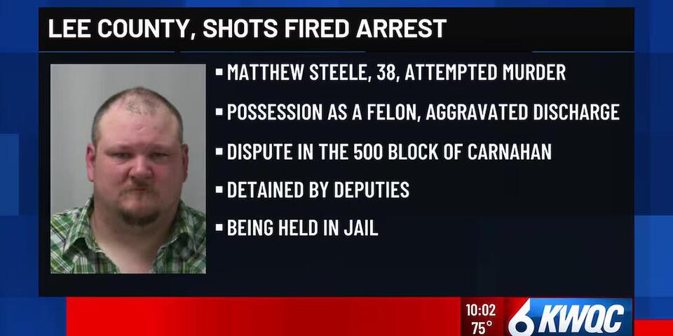 Man charged with attempted murder after dispute, shots fired, Lee ...